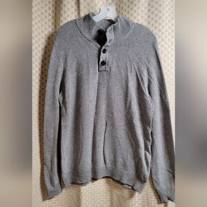 Men's grey knit RW&CO sweater
